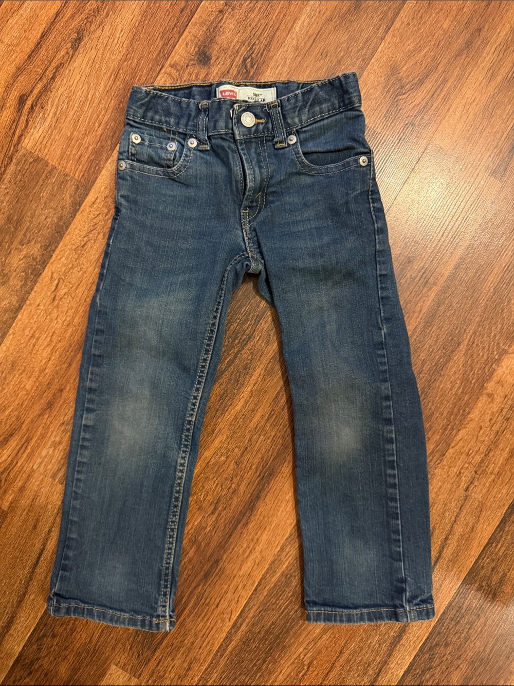 Levi's Kids Dark Blue Slim Denim Jeans